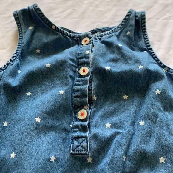 Red White and Blue Star Romper - Picture 2 of 7